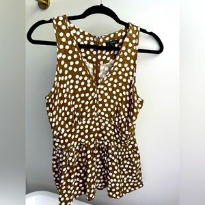 Brand New J Crew Peplum Top